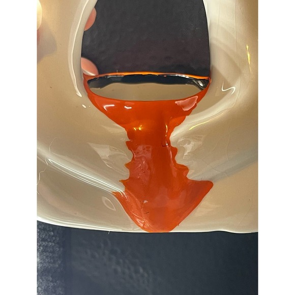 Vintage Halloween Ceramic Ghosts Holding Jack O Lantern Votive Candle Holder - Picture 7 of 14